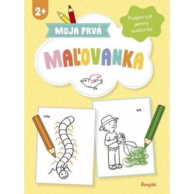 Moja prvá maľovanka Stonožka