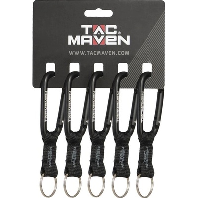 Tac Maven карабин с висулка 8mm, черно (D25029-01)