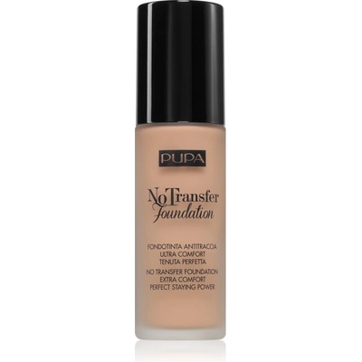 PUPA Milano No Transfer Foundation хидратиращ фон дьо тен SPF 15 цвят Medium Beige 30ml