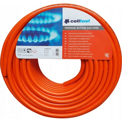 Hadica Cellfast 20-001 na plyn, LPG 9,0x3,0 mm, L-50 m