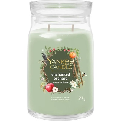 Yankee Candle Enchanted Orchard голяма свещ с надпис 567 гр