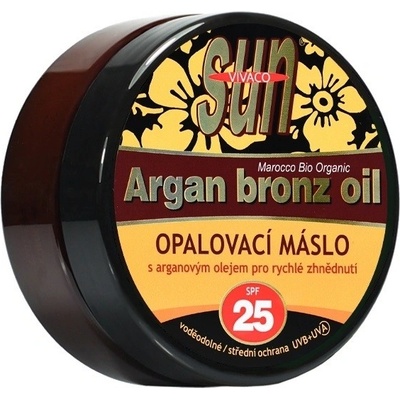 Vivaco Aloha opaľovacie maslo pre rýchle zhnednutie SPF25 200 ml