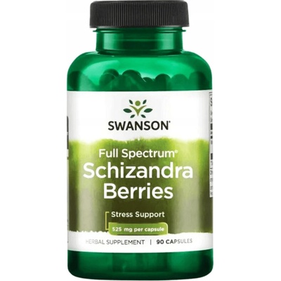 Swanson Klanopraška Čínská Schizandra Berries 525 mg 90 kapsúl