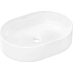 Hansgrohe Xuniva U - Умивалник за монтаж върху плот, 55x40 см, без преливник, бял 60166450 (60166450)