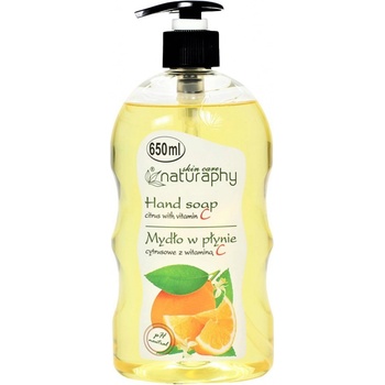 Naturaphy tekuté mydlo citrón a vitamín C 650 ml