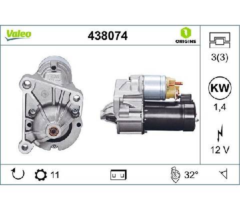 Startér VALEO 438074