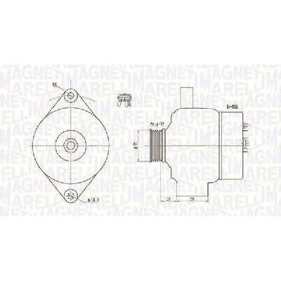 Generátor MAGNETI MARELLI 063732026010