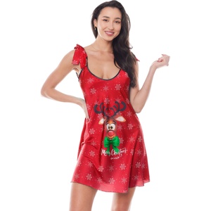 Anais Секси нощница Koszulka-Aster-Red-RedV-62903-Red - Бял, размер L/XL