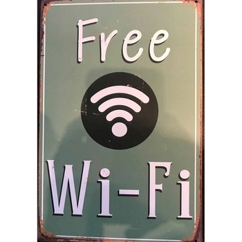 Ceduľa Free Wifi