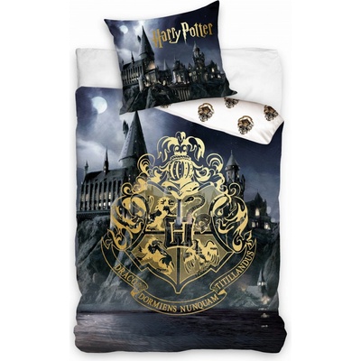 Carbotex obojstranné bavlna obliečky HARRY POTTER 140x200 70x90 HP202019