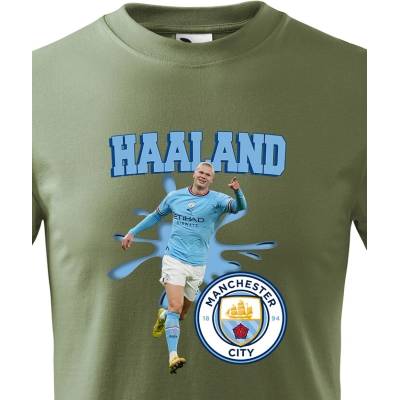 Dětské tričko HaalandManchester City MilitaryCanvas Dětské tričko Bezvatriko.cz 2363