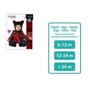 BigBuy Carnival Костюм Вълк Кафяв Размер 6-12 месеца