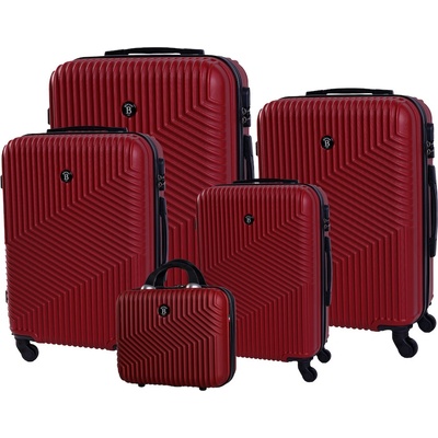 BERTOO Milano červený set 5v1 99l, 70l, 52l, 38l, 12 l