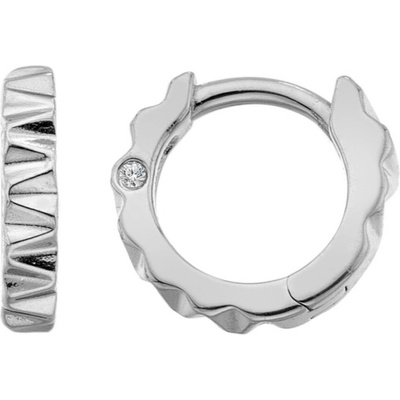Hot Diamonds Nadčasové strieborné náušnice s diamantmi Much Loved DE870