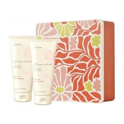 PUPA Flower Artist Box Body Collection 2025 - Продукти за вана и тяло - Душ гел 200 мл + Мляко за тяло 200 мл