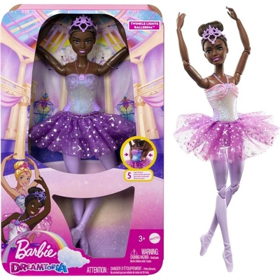 Barbie Svietiaca magická baletka s fialovou sukňou