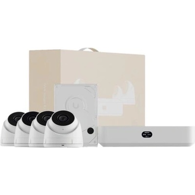 UniFi UNVR Instant Kit EU - NVR рекордер + 4x G5 Turret Ultra камери + 1TB HDD, 6x PoE, HDMI Viewport (UNVR-INSTANT-KIT-EU)