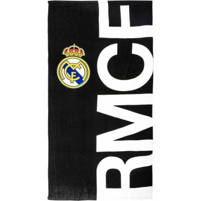 Osuška Real Madrid černá 180 x 90cm