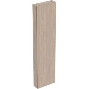 Geberit iCon - Висок шкаф 180x45x15 см, 1 врата, панти ляво/дясно, вътрешно огледало, дъб 502.317. JH. 1 (502.317.JH.1)