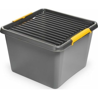 ORPLAST skladovací kontejner Solidstore box 32 l šedá