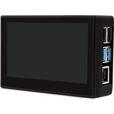Waveshare 4,3" LCD displej, 800×480, IPS, MIPI DSI, kapacitní + krabička, větrák – Zboží Mobilmania