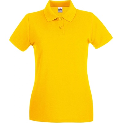 Fruit of the Loom Polokošile Lady-Fit Premium Polo krátký rukáv dámská COT-163030a3900 Slunečnice