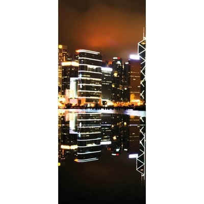 Preinterier Fototapeta - DV0021 - Nočné mesto Samolep. fólia - 91cm x 211cm