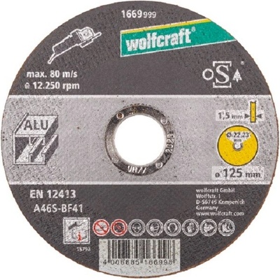 Wolfcraft Řezací kotouč 125 mm 1669999