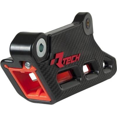 RACETECH (RTECH) vodítko řetězu KTM SX/SXF/XC-F 125/250/350/450 07-23, EXC/EXC-F/XC-W 125/250/300/350/450/500 08-23 barva černo oranžová (R-CRUKTMNRAR20)