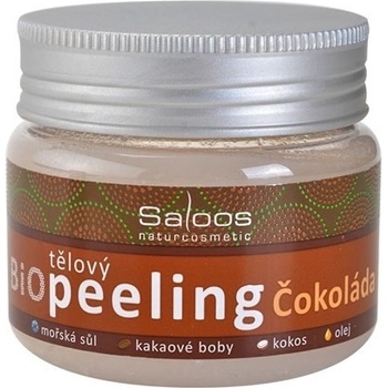 Saloos Bio telový peeling Čokoláda 140 ml