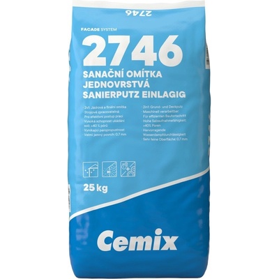 LB Cemix Cemix Sanační omítka jednovrstvá 25kg – Zbozi.Blesk.cz