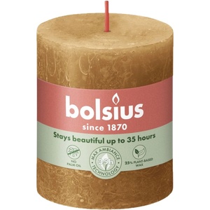 Bolsius Валяк за блясък Bolsius Rustic Shine 68x130 мм - Spice Brown (кафяв)