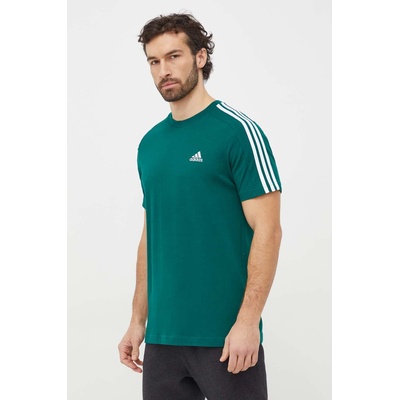 Adidas Памучна тениска adidas 0 в зелено с апликация IS1333 (IS1333)