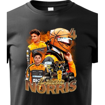 Dětské tričko F1 Lando Norris ČernáCanvas Dětské tričko Bezvatriko.cz 2851