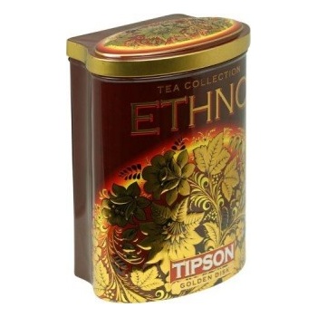 Tipson Ethno golden disk černý sypaný čaj plech 100 g