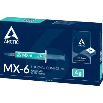 Arctic термо паста MX-6 Thermal Compound 4gr with 6pcs MX Cleaner (ACTCP00084A)