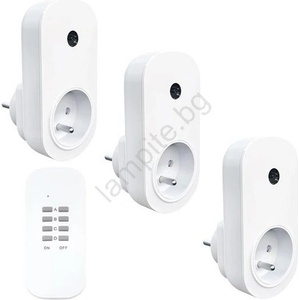 Solight DY09 - К-кт 3x Контакти с дистанционно управление + д. у (SL0828)