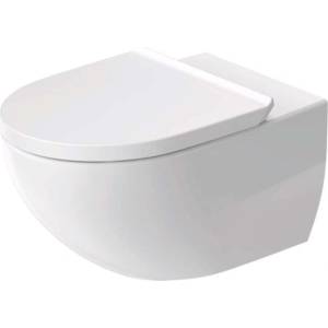 Duravit Architec - Окачена тоалетна чиния със седалка SoftClose, Rimless, DuraShield, бяла 45726900A1 (45726900A1)