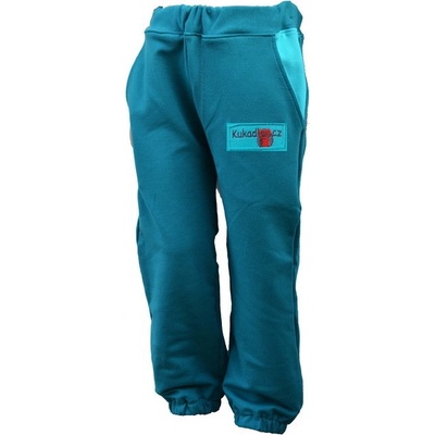 Kukadloo Chlapecké tepláky SAM petrolejovo tyrkysové