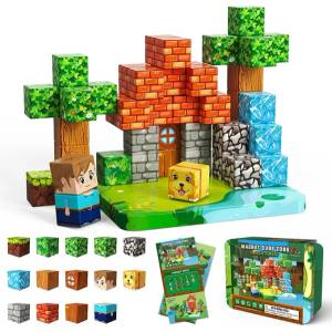 Wiky Конструктор Magnet Cube Zone - Classic Forest 48 части (060663)