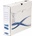 Fellowes Кутия за документи, A4, 80 мм, FELLOWES "Bankers Box Basic", синьо-бяла 4460103 (4460103)