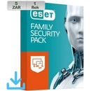 ESET Family Security pack 5 lic. 12 mes.