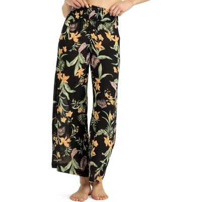 Панталони Roxy Along The Beach Printed Cover-Up pants - Black (Anthracite Island Escape)