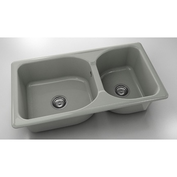 Image 1 of FAT Mивка Classic 213, Polymer marble, 13 Инокс, с включен сифон