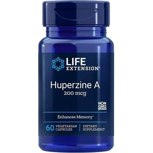 Life Extension Huperzine A, 200 mcg, 60 капсули, Life Extension (01527 LE)