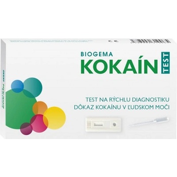 Biogema Kokaín test na stanovenie drogy v moči 1 ks