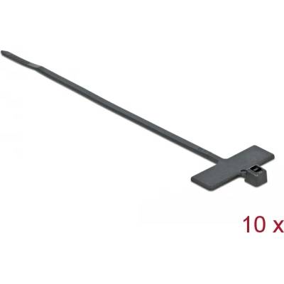 Delock Кабелни връзки с етикет Hx 100 x W 2, 5 mm, 10 броя черни (18958)