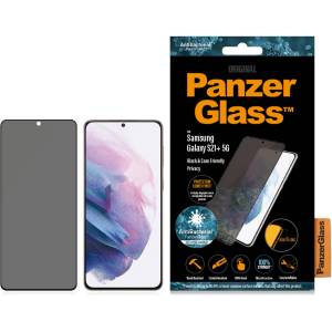 Panzer Стъклен протектор PanzerGlass за Samsung Galaxy S21 Plus Privacy, CaseFriendly, Black AB