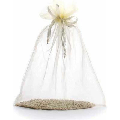 Darčekový sáčok Organza – zlatistý 23 × 30 cm