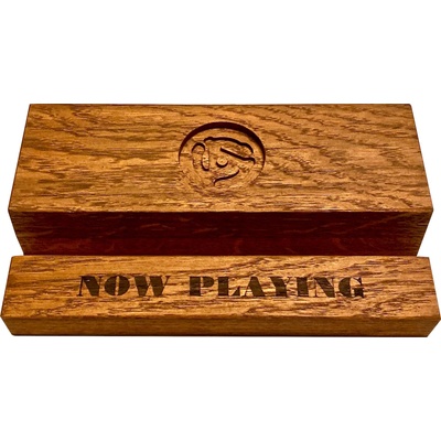 Music Box Designs Groove Deluxe Поставка за маси за LP записи Oak (GROOVE-DELUXE-STAND)